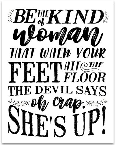 11x14 Unframed Typography Art Print Great Bedroom Decor//Lady Bathroom She Shed