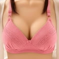 thumbnail image 3 of Aayomet Bras for Large Breasts Rings Comfortable Push Up Bra (Hot Pink, 85C), 3 of 4