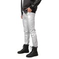 thumbnail image 3 of Youthup Pantalon Serré Extensible en Faux Cuir pour Hommes, 3 of 5