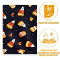 thumbnail image 2 of Welcome Cute Candy Halloween Seamless Pattern Garden Flag, Vertical Double Sided Small House Flag, Yard Farmhouse Outdoor Deck Veranda Lawn Decor 28x40 Inch, 2 of 6