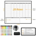 thumbnail image 6 of JJPRO Magnetic Dry Erase Chore Chart Whiteboard with 8 Whiteboard Markers and Eraser with Magnets, 19"x16", 6 of 8
