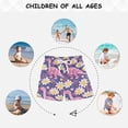 thumbnail image 6 of Cartoon Dinosaur Pattern Swim Trunks Quick Dry Beach Pool Board Shorts Lightweight Stylish Print Sizes 2T to XL, 6 of 8