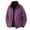Purple, variant on Men's Lapel Collared Jacket Windproof Casual Stylish Cargo Jackets Three Season Work Outdoor Sport Windbreaker