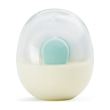 Willow Go™  Reusable Breast Milk Container  Set, 2 Pack | Holds up to 7 oz. per Container | Exclusively for Willow Go Hands Free, Cord Free, Wearable Double Electric Breast Pump