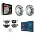 thumbnail image 1 of Transit Auto Rear Coated Disc Brake Rotors and Ceramic Pads Kit for Car 2004-2010 BMW X3 KGC-101627, 1 of 11