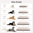 thumbnail image 2 of Exclusivo Mezcla Extra Large Dog Bed with Removable and Washable Cover 56"x40", Orthopedic Pet Bed for Crates, Non-Slip Bottom and Waterproof Liner, Ivory, 2 of 10