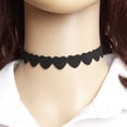thumbnail image 4 of Ruiboury Simple Femmes Coréen Style Collier Fille Forme de Coeur Clavicule Coloré Chaîne de Clavicule Réglable Choker Élégant Cadeau Bijoux, 4 of 4