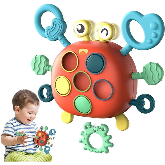 Baby Sensory Toys,Toddler Montessori Toys,Sensory Fine Motor Skills Toys for Kids Crab toys for 18 Months Age 1-3 Year Old Boys Girl Christmas Birthday Gifts,Random Color