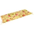 thumbnail image 2 of Pillow Perfect Indoor/Outdoor Risa Bench Cushion, Lemonade, 2 of 2