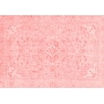 thumbnail image 1 of Ahgly Company Machine Washable Indoor Rectangle Abstract Red Modern Area Rugs, 4' x 6', 1 of 1