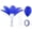 Royal Blue, variant on EP Royal Blue Ostrich Feather - 20pcs Making Kit 22 Inch Large Ostrich Feathers for Vase, Floral Arrangement, Wedding Party Centerpieces Home Decorations (Royal Blue)