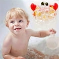 thumbnail image 3 of Adorables Jouets Électriques Musicaux de Crabe à Bulles pour Bain et Douche de Bébé, Machine à Faire de la Mousse Onirique pour Tout-Petits (12 Chansons Intégrées), 3 of 6