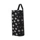 thumbnail image 1 of Juego de 1 bolsa de basura de plástico lavable con soporte de pared plegable para cocina, baño, sala de estar, oficina, RV con margarita negra, 10x34cm, 1 of 5