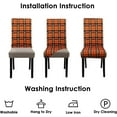 thumbnail image 5 of Halloween Chair Covers for Dining Room Set of 4, Halloween Stretch Dining Chair Cover 4 Pieces, Washable Kitchen Parsons Chair Slipcovers 4 Pack, Removable Seat Protector for Halloween Decor, 5 of 6