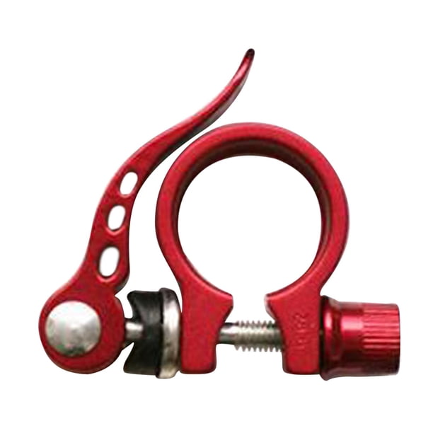 Clip de abrazadera de de sillín de 31,8 mm para bicicleta de montaña, para su elección rojo Cola Abrazadera de tija de sillín de bicicleta
