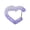 A, variant on Multipurpose Heart Shape Key Holder Acrylic Materials Gradient Tone Aesthetic Room Hooks Bag Charm For Women And Teens