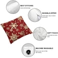 thumbnail image 6 of nygtbtfer Set of2 Christmas Pillow  Christmas Cushion Case Merry Christmas Winter Holiday Decor Christmas Throw Pillow Covers Decorative Farmhouse Christmas Cushion Covers White, 6 of 7