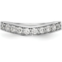 Channel Set Wedding Band 1.9 Ct Diamond 14K White Gold Ring