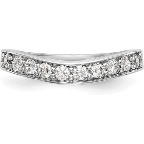 Channel Set Wedding Band 1.9 Ct Diamond 14K White Gold Ring