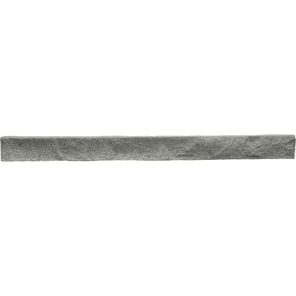 GenStone Faux Stacked Stone Trim 42" x 1.25" x 3.5" in Northern Slate Color for Do It Yourself Friendly Home Improvement Projects