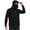 🔥 Black_New, variant on Solid Color Stand Collar Long Sleeve Pullover Sunscreen Top with Chest Pocket, Ice Silk Lightweight Hooded Anti UV Blouse, Casual Outdoor Daily Wear for Men White M