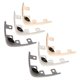 thumbnail image 1 of GAXIRE 3Pares Tapas Protectores Metálicos Para Puntiagudos Con Instalación Fácil Para Eventos Formales, 1 of 8