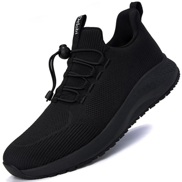AEHAO Women's Non Slip Work Shoes Slip Resistant Waterproof Chef Shoe for Restaurant Kitchen Food Service Nursing Hospital Staff Walking Sneakers with Slip-On Design,Black 8