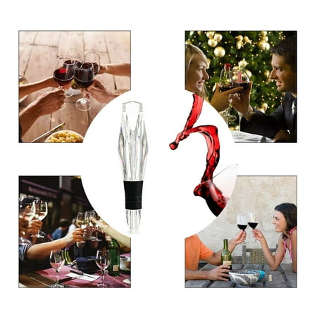 

Rhinestone Portable Red Acrylic Wine Decanter