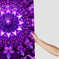 thumbnail image 3 of RKSupls Shower Curtain, Glowing Purple Metallic Mandala Waterproof Polyester Shower Curtain with Hooks for Chic Elegant Home Bathtub Bathroom Decor Washable Curtains, 3 of 6
