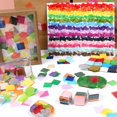 thumbnail image 2 of Cuadrados de papel de seda Simetufy 5400 unidades, 2,54 x 2,54 cm, 36 colores, 2 of 7