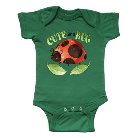 

Inktastic Cute as a Bug- Ladybug Gift Baby Boy or Baby Girl Bodysuit