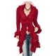 thumbnail image 5 of Abrigo renacentista Vintage para mujer, chaqueta de encaje victoriana, Steampunk, cuello levantado, vestido Medieval con cordones, traje, cárdigan de muñeca, 5 of 5