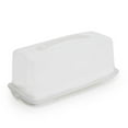 Plastic Bread Keeper Box, Storage Container for Kitchen (14.5 x 5.75 x