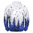 thumbnail image 3 of successthop Mens Christmas Sweatshirt Snow Tree Quarter Zip Long Sleeve Tops Pullover Sweaters with Pocket Streetwear, 3 of 3