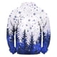 thumbnail image 3 of Sudadera sin capucha para hombre, informal, a la moda, con cuello alto, estampado, cremallera, jersey de manga larga, blusa de poliéster para hombre, 3 of 3