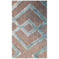 thumbnail image 3 of La Rugs Alora Area Rug 823-50 Dark Teal / Charcoal Angled Diamonds 8' x 11' Rectangle, 3 of 3