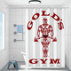 thumbnail image 5 of Cosas para la cortina del baño GOLD'S GYMS Cortinas de ducha para baño Accesorios de partición plegables para el baño Conjunto impermeable para dormitorios, 5 of 5