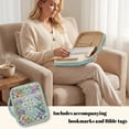 thumbnail image 4 of Yuyamidu Colorful Floral Bible Cover for Women Large Quilted Case with Handle Cross Bible Bag and Carrying Case Study Supplies Accessories Christian Gifts for Women, 4 of 8
