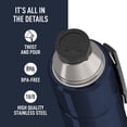thumbnail image 3 of Stainless Vacuum-Insulated Beverage Bottle, 40 Ounce, Midnight Blue, 3 of 6