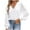 White, variant on Women's Tunics Tops Dressy Casual Lace Crochet Eyelet Long Sleeve Blouses V NeckPullover Summer Office Work Shirts, White, XL