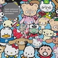 thumbnail image 4 of Hello Kitty Shower Curtain, Waterproof Bathroom Shower Curtains, Washable Cloth Shower Curtain With 12 Hooks, 72 "W X 72" L, 4 of 9