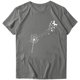 thumbnail image 2 of Puntoco moda adulta mujer cuello redondo manga corta tops camiseta estampados sueltos cortos Puntoco Puntoco-6984, 2 of 8