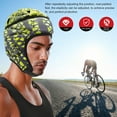 thumbnail image 5 of Football Helmet, Padded Helmet for Rugby Flag Football Adjustable Football Goalkeeper Helmet Sports Goalkeeper Helmet - A, 5 of 5