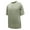 Olive/Ivory, variant on Monterey Club Men's Bamboo Cotton Blend Texture Crew Shirt #1176