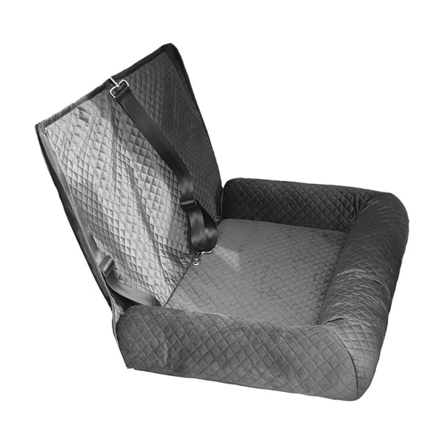 Asiento Elevador para Perro Fernando Cama para Dormir Sofá Cómodo Cojín del Asiento Trasero Suave para Perro Nido para Gatos Suministros para Mascotas Asiento Individual Gris