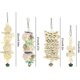 thumbnail image 5 of Paquete de 7 juguetes de madera natural para jaulas de pájaros pequeños, juguetes para masticar pequeños columpio para periquitos esquí esquí Gafas de esquí, 5 of 5