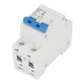 thumbnail image 2 of Disyuntor 2P, Retardante De Llama 400 V Capacidad De Ruptura 6000 A Clips De Bloqueo Biestables Disyuntor Protector De Montaje En Riel DIN Pa66 Para Edificios De Oficinas, 2 of 7