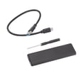thumbnail image 3 of M.2 SSD Enclosure Adapter, M.2 NVME  SSD Enclosure Adapter Plug And Play Heat Dissipation Large Capacity  For SSD Size 2242 2260 2280, 3 of 8