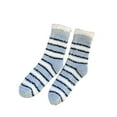 thumbnail image 3 of iHPH7 Slipper Socks Fuzzy Grippy Socks Woman Crew Socks Thick Fuzzy Socks Slipper Socks with Grips for Women Hospital Grip Socks Non Slip Socks Blue One Size, 3 of 3
