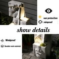 thumbnail image 3 of Haeng Hand Crafted Weather Resistant Floor Fountain with Light, 3 of 7